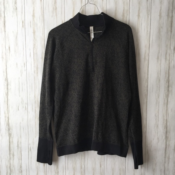 lululemon athletica Tops - lululemon Half Zip Sweatshirt Pullover Jacket Blk